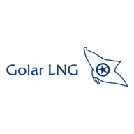 Golar LNG logo with a flag and text.