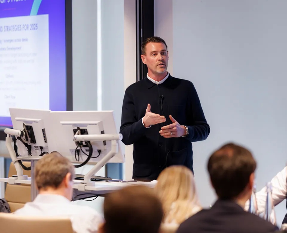 Ben Courtney shares insight with the wider DOEL group