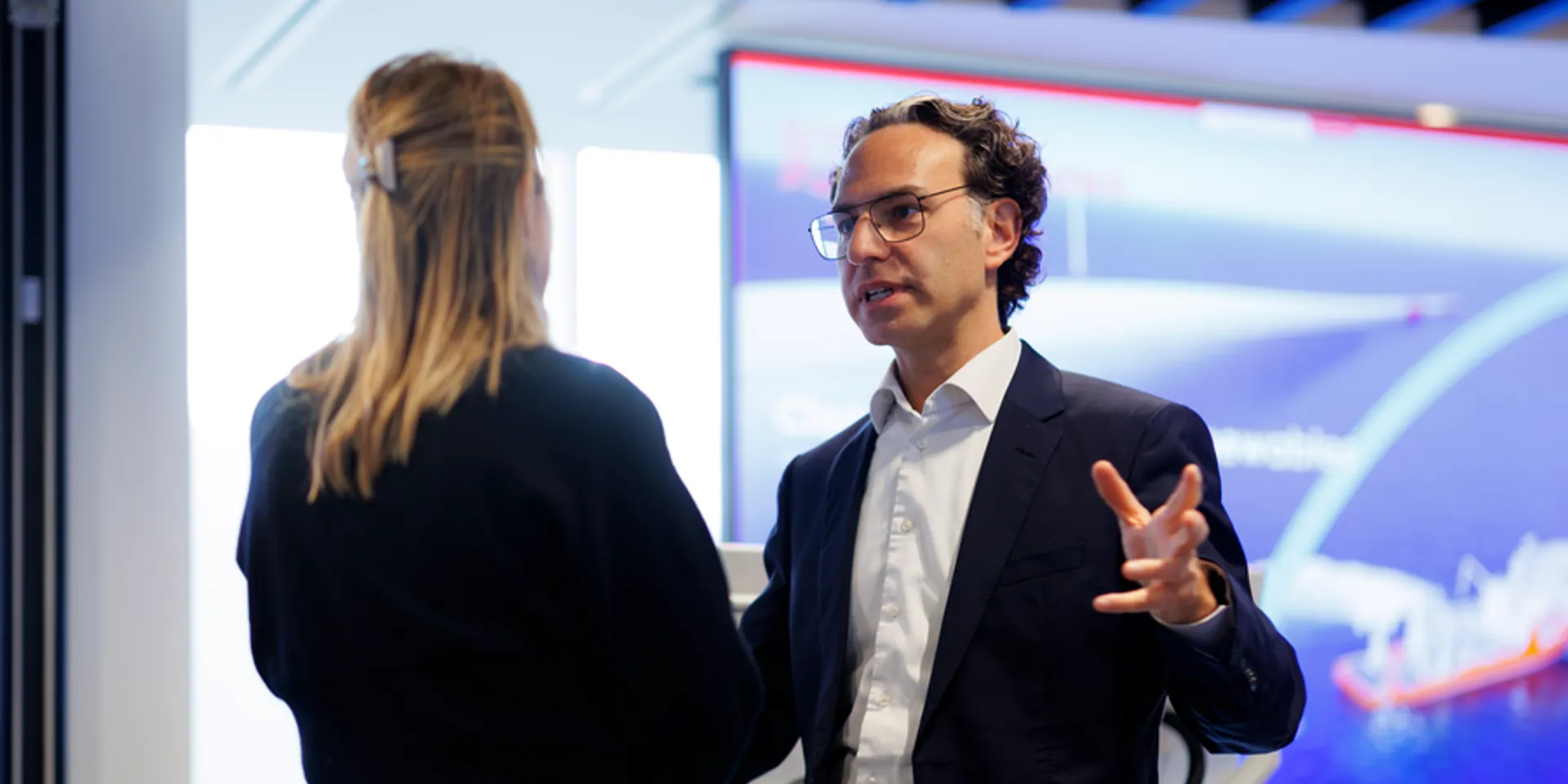 DOEL colleagues talking