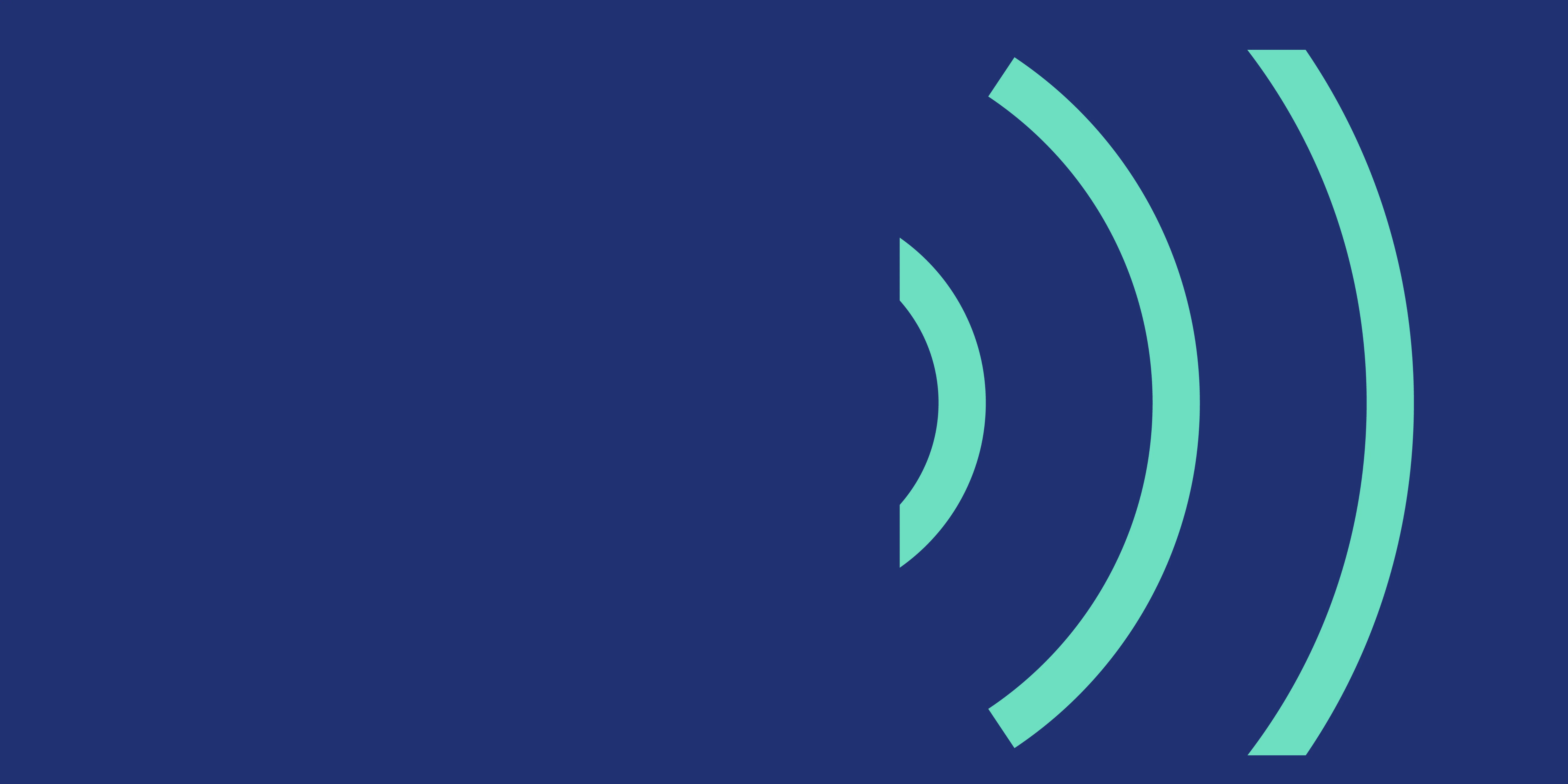 Abstract design with blue background and light curves.