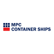 MPC Container Ships logo with blue and red elements.
